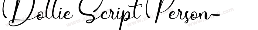 Dollie Script Person字体转换 Dollie Script Person字体转换